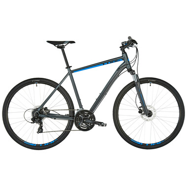 Bicicleta todocamino CUBE NATURE Azul/Negro 2018 0